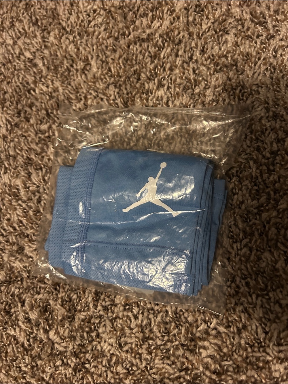 Team issued Jordan Men's Baby blue shooting sleeve #jordan